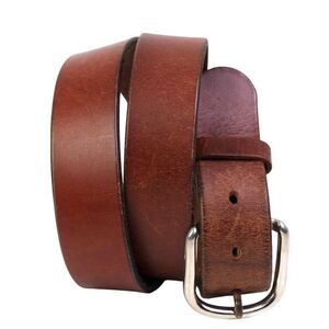 Levi's SADDLE BROWN GENUINE LEATHER 1.25"Wd CASUAL DRESS MEN'S BELT Sz 38/95 (8M